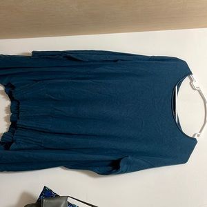 Dark Teal Tunic and made in turkey